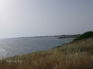 Verso il centro e il lido.